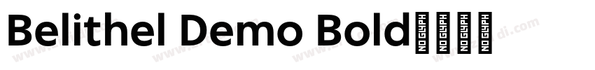Belithel Demo Bold字体转换
